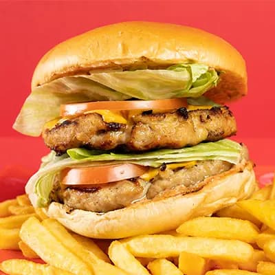 Double Chicken Burger